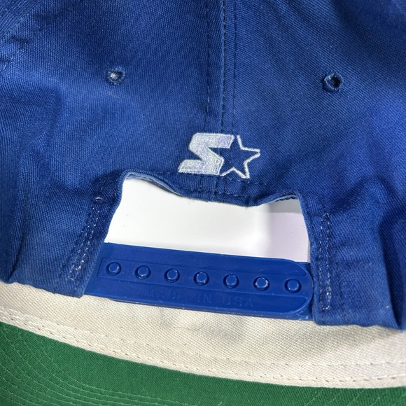 VTG Starter New York Mets Snapback Hat MLB Blue Orange Cap Made in USA - Picture 2 of 10